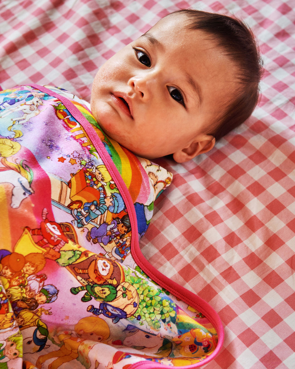 Kip&Co x Rainbow Brite Brite Side Organic Cotton Snuggle Blanket