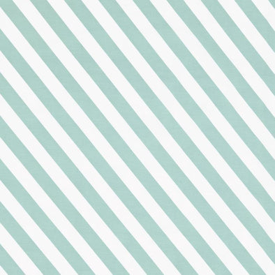Cloud Stripe Fitted Cot Sheet-Fitted sheet-CASTLE-Antipodream