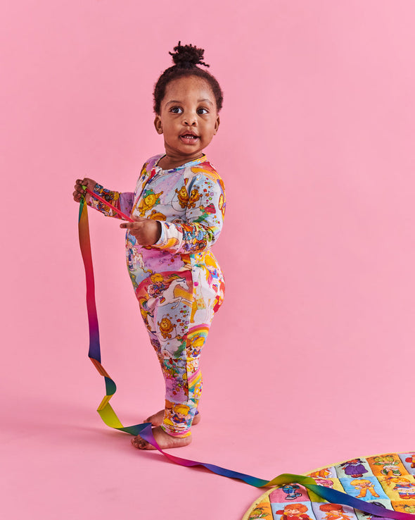 Kip&Co x Rainbow Brite Brite Side Organic Zip Romper-Baby Rompers-Antipodream