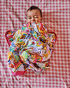 Kip&Co x Rainbow Brite Brite Side Organic Cotton Snuggle Blanket-Blanket-Antipodream