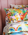 Kip&Co x Rainbow Brite Brite Side Organic Cotton Pillowcase-Pillowcases-Antipodream