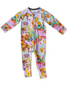 Kip&Co x Rainbow Brite Brite Side Organic Zip Romper-Baby Rompers-Antipodream