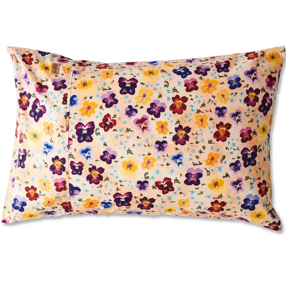 Pansy Organic Cotton Pillowcase (PRE-ORDER)-Pillowcases-Antipodream