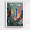 Limited Edition City Print - London-Artworks + Prints-Antipodream