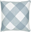Blue Tartan Knit Cushion-Cushions-CASTLE-Antipodream