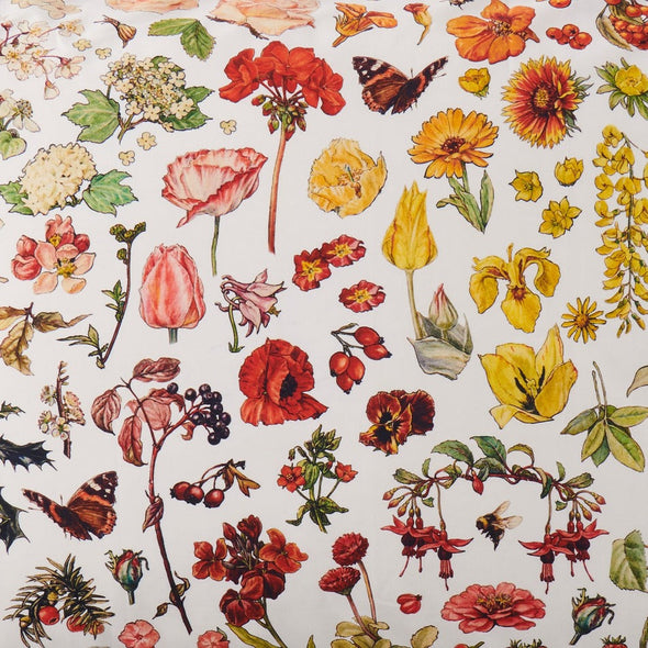 FLOWER FAIRIES Fairy Garden Cotton Fitted Cot Sheet-Fitted sheet-KIP & CO-Antipodream