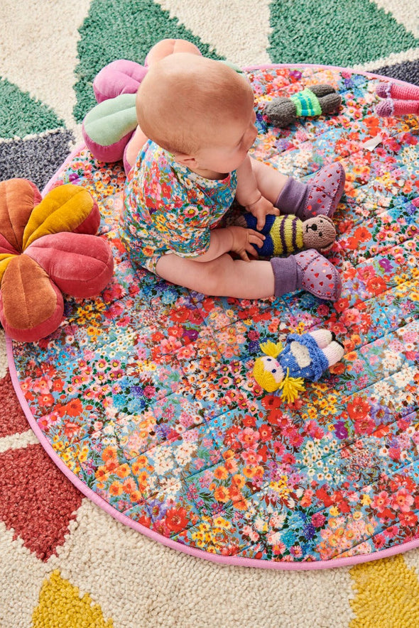 Forever Floral Quilted Baby Playmat-Playmats-KIP & CO-Antipodream
