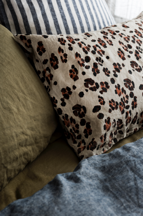 Leopard Pillowcase Set-Pillowcases-SOCIETY OF WANDERERS-Antipodream