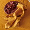 Mustard Linen Napkin Set (6P)-Napkin sets-KIP & CO-Antipodream