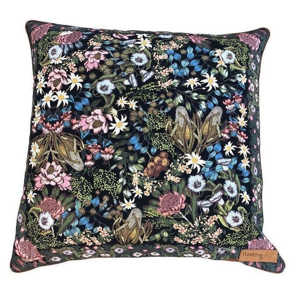 Native Wildflower Cushion Cover-Cushions-WANDERING FOLK-Antipodream