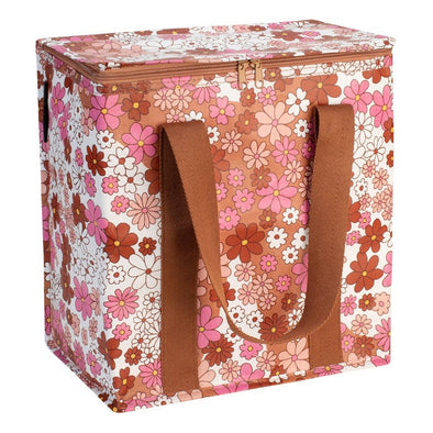 Pink Daisy Cooler Bag-Cooler Bags-KOLLAB-Antipodream