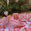 Pink Daisy Picnic Mat-Picnic rugs-KOLLAB-Antipodream