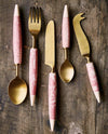 Pink Marble Cutlery Set-Cutlery-KIP & CO-Antipodream