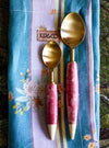 Pink Marble Cutlery Set-Cutlery-KIP & CO-Antipodream