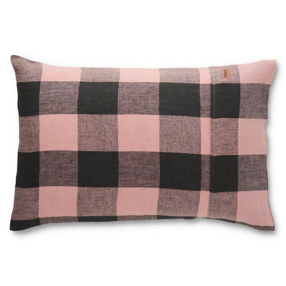 Tuscan Gingham Linen Pillowcase-Pillowcases-KIP & CO-Antipodream