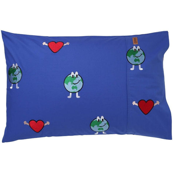 Worldly Embroidered Cotton Pillowcase-Pillowcases-KIP & CO-Antipodream