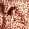 Kip & Co Pretzel Pink Cotton Pillowcase-Pillowcases-KIP & CO-Antipodream